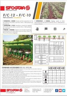 Sfoggia F-10/C-10 Transplanter PDF