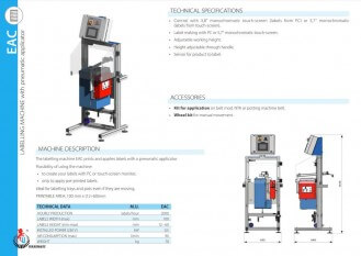 Urbinati ETC Labelling Machine