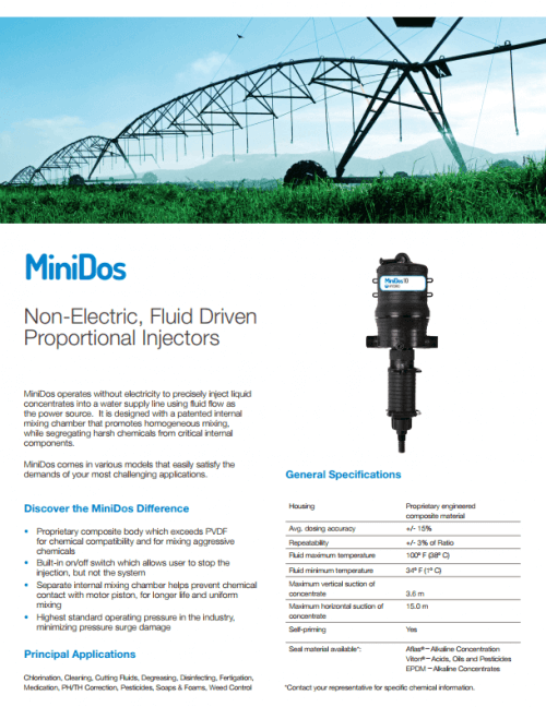 Dosmatic MiniDos Data Sheet