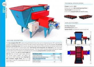 Urbinati RP1Tray Filling Machine