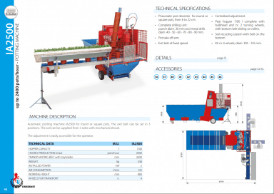 Urbinati IA2500 Potting Machine